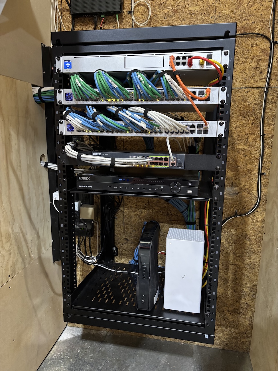 Ubiquiti network overhaul with Dream Machine Pro and switches.